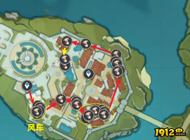 原神怎么快速采集慕风蘑菇 原神快速采集慕风蘑菇路线介绍.png