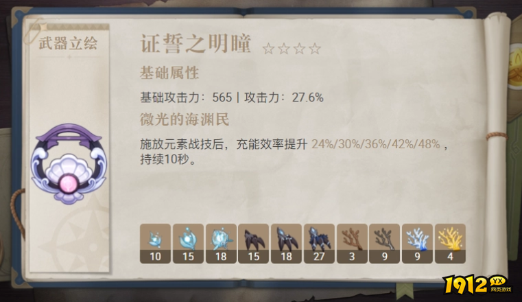 原神证誓之明瞳武器怎么样 原神证誓之明瞳武器介绍