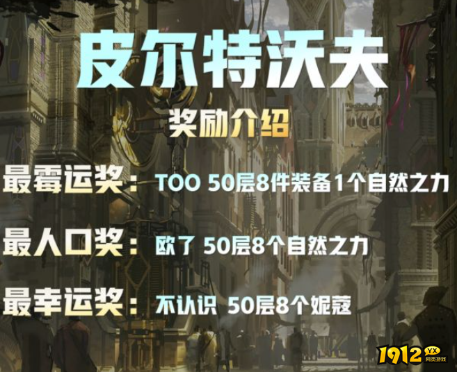 云顶之弈皮尔特沃夫奖励有哪些 云顶之弈皮尔特沃夫奖励介绍