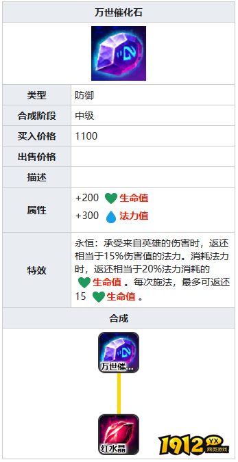lol万世催化石装备属性是什么 lol万世催化石装备属性介绍