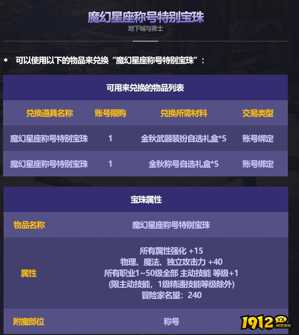 dnf2023金秋套特别宝珠属性是什么 dnf2023金秋套特别宝珠属性介绍