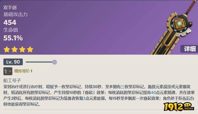 原神便携动力锯面板属性是什么 原神便携动力锯满级属性介绍