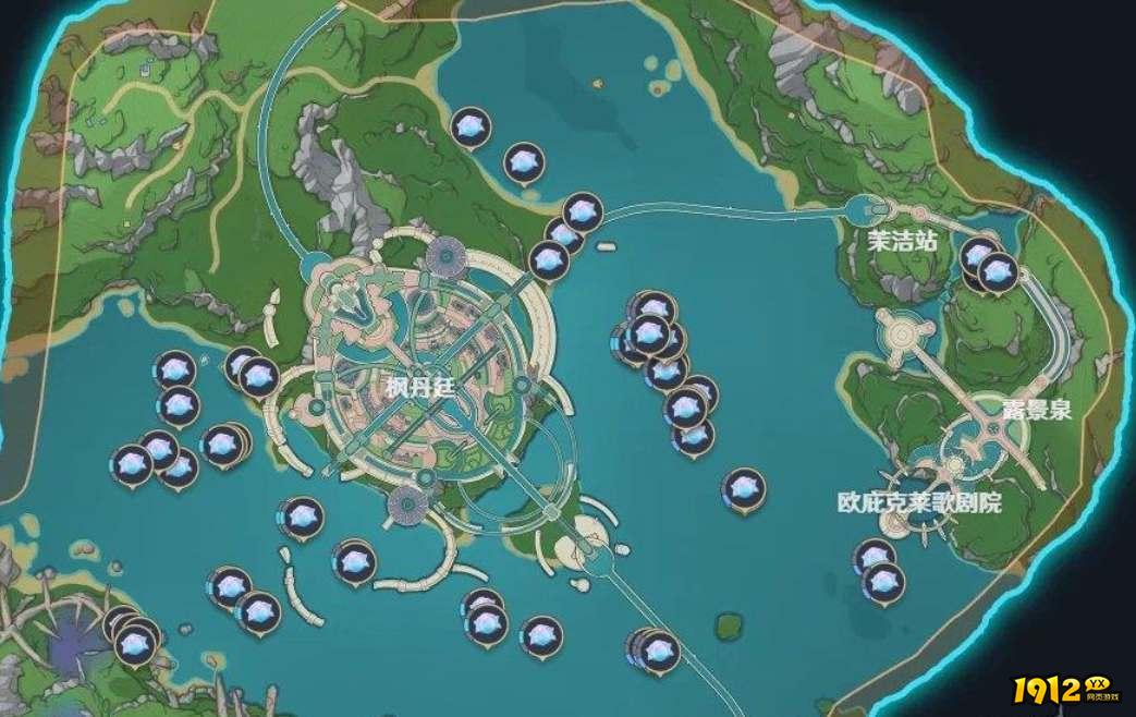 原神如何采集海露花 原神海露花高效采集路线图