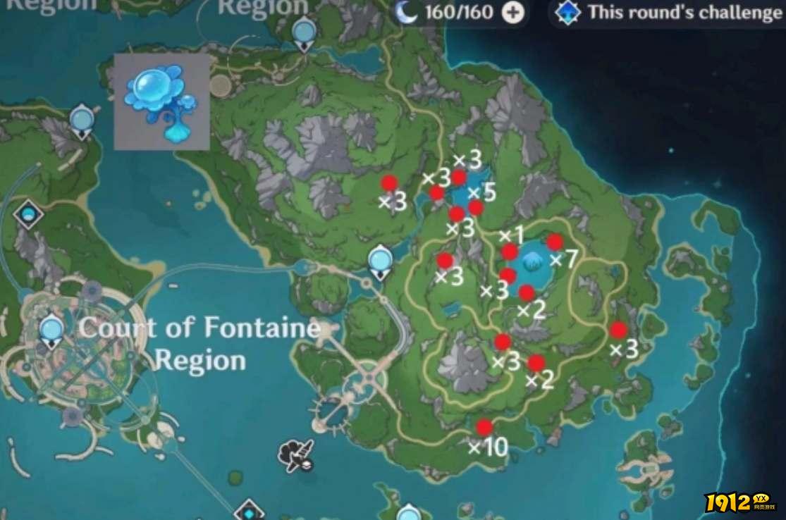 原神湖光铃兰在哪采集 原神湖光铃兰采集分布图一览