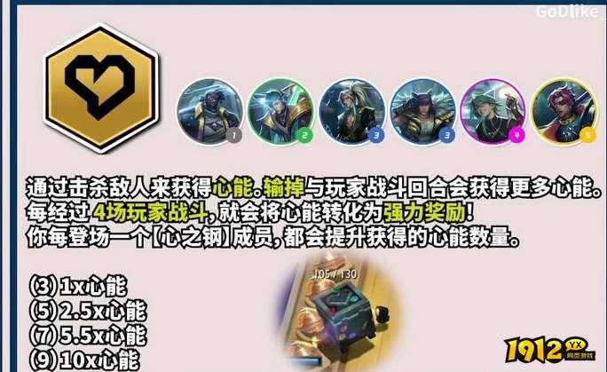 云顶之弈心之钢羁绊效果是什么 云顶之弈心之钢羁绊效果介绍