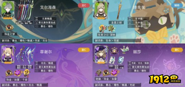 原神艾尔海森草盾激化流派队伍怎么玩 原神艾尔海森草盾激化流派队伍说明
