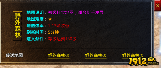 《战痕》野外森林怎么玩 野外森林玩法介绍