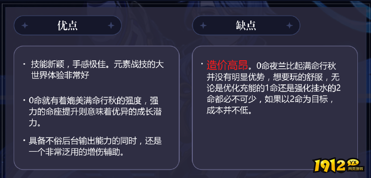原神夜兰优缺点是什么 原神夜兰优缺点简析及抽取建议
