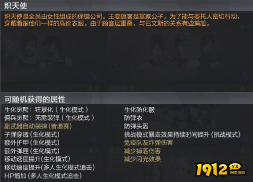 穿越火线炽天使属性是什么 穿越火线炽天使属性介绍