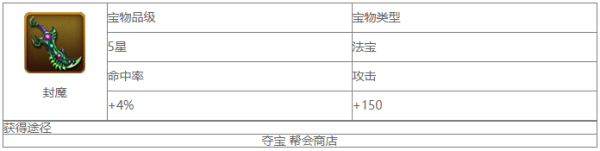 大主宰封魔宝物品级是多少 大主宰封魔宝物一览