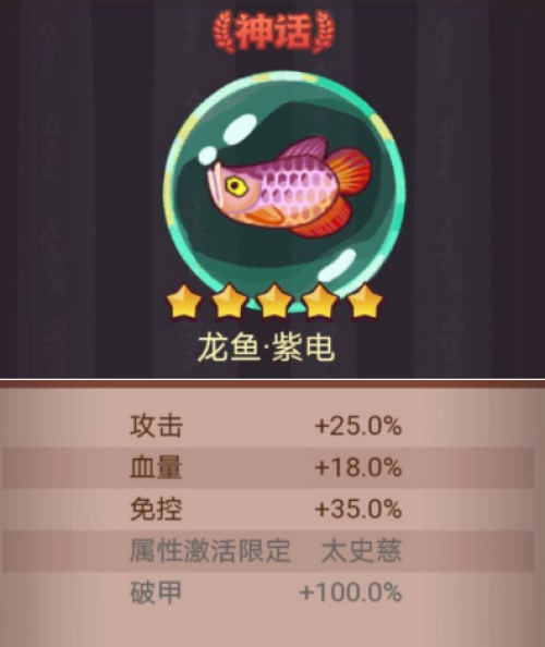 咸鱼之王鱼灵紫电怎么样 咸鱼之王鱼灵紫电咸将搭配推荐