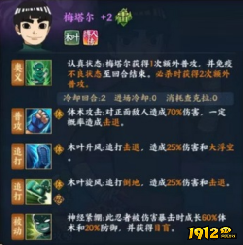 火影忍者OL梅塔尔·李忍者技能是什么 火影忍者OL梅塔尔·李忍者技能介绍
