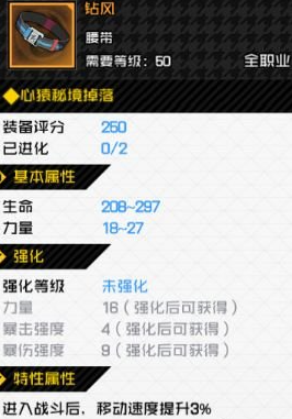 异人之下钻风腰带怎么样 异人之下钻风腰带介绍