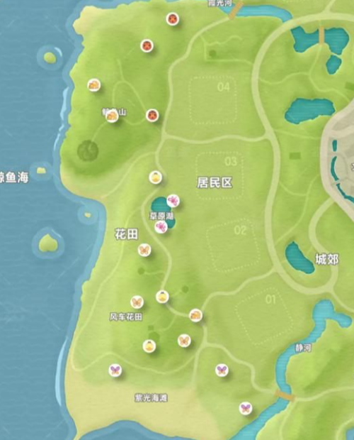 心动小镇春野令限定虫捕捉位置在哪 心动小镇春野令限定虫捕捉位置介绍