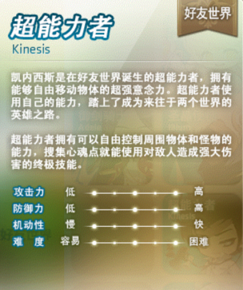 《冒险大陆》超能力者职业怎么样 超能力者职业介绍