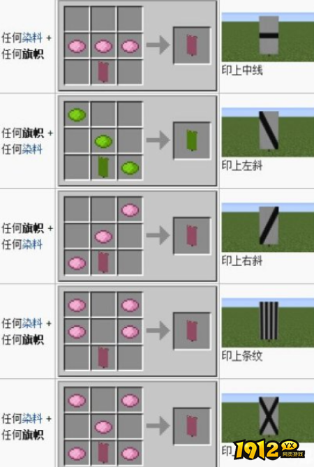 我的世界旗帜怎么做 我的世界旗帜合成配方分享